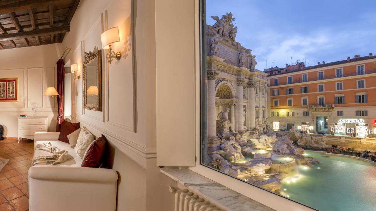 Trevi Ab Aeterno - Amazing View Of The Trevi Fountain Apartment Rome Bagian luar foto